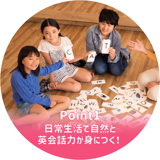 日常生活で自然と英会話力が身につく!